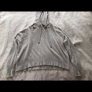 Tan cropped sweatshirt